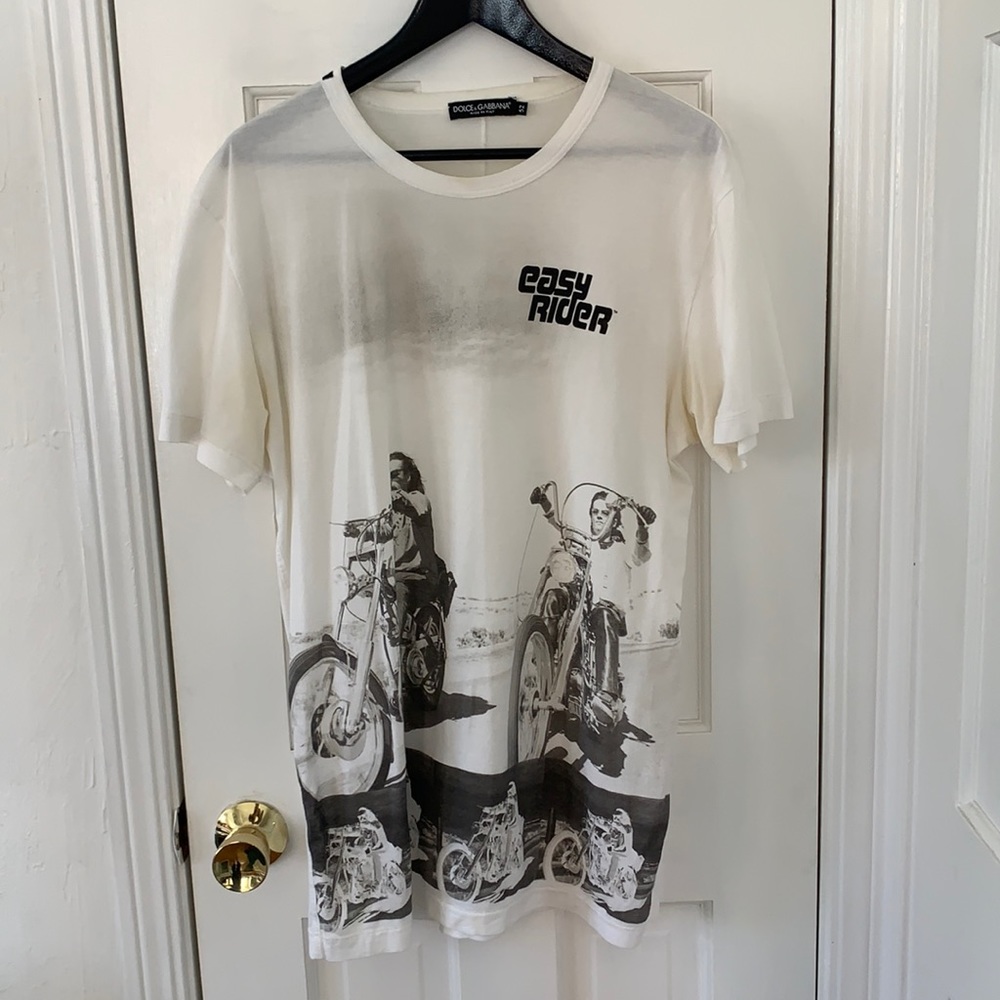 Dolce and Gabbana Easy Rider graphic tee